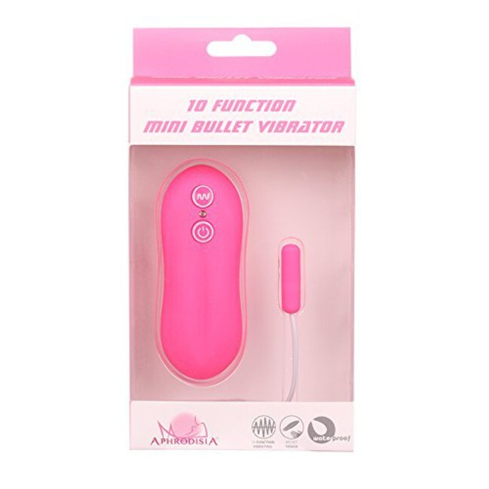 Маленькое вибро-яйцо Bullet Vibrator (10 режимов) (Цвет: розовый, фуксия)