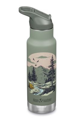 Детская термобутылка Klean Kanteen Insulated Kid Classic Flip Sport 12oz (355 мл) Mountain Scape
