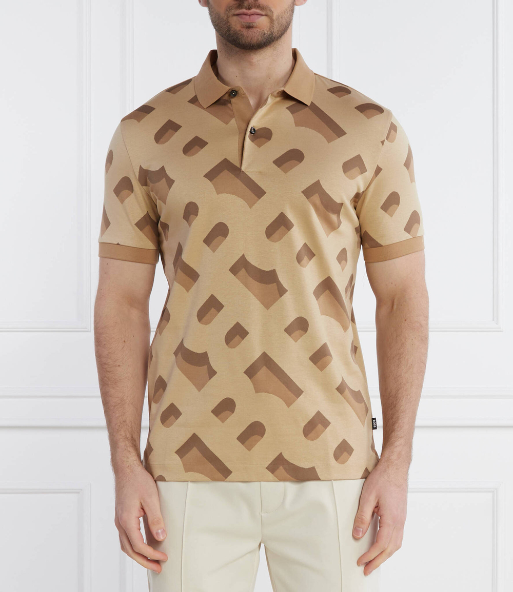 Поло Prout 419 BOSS BLACK - коричневый(50504131)