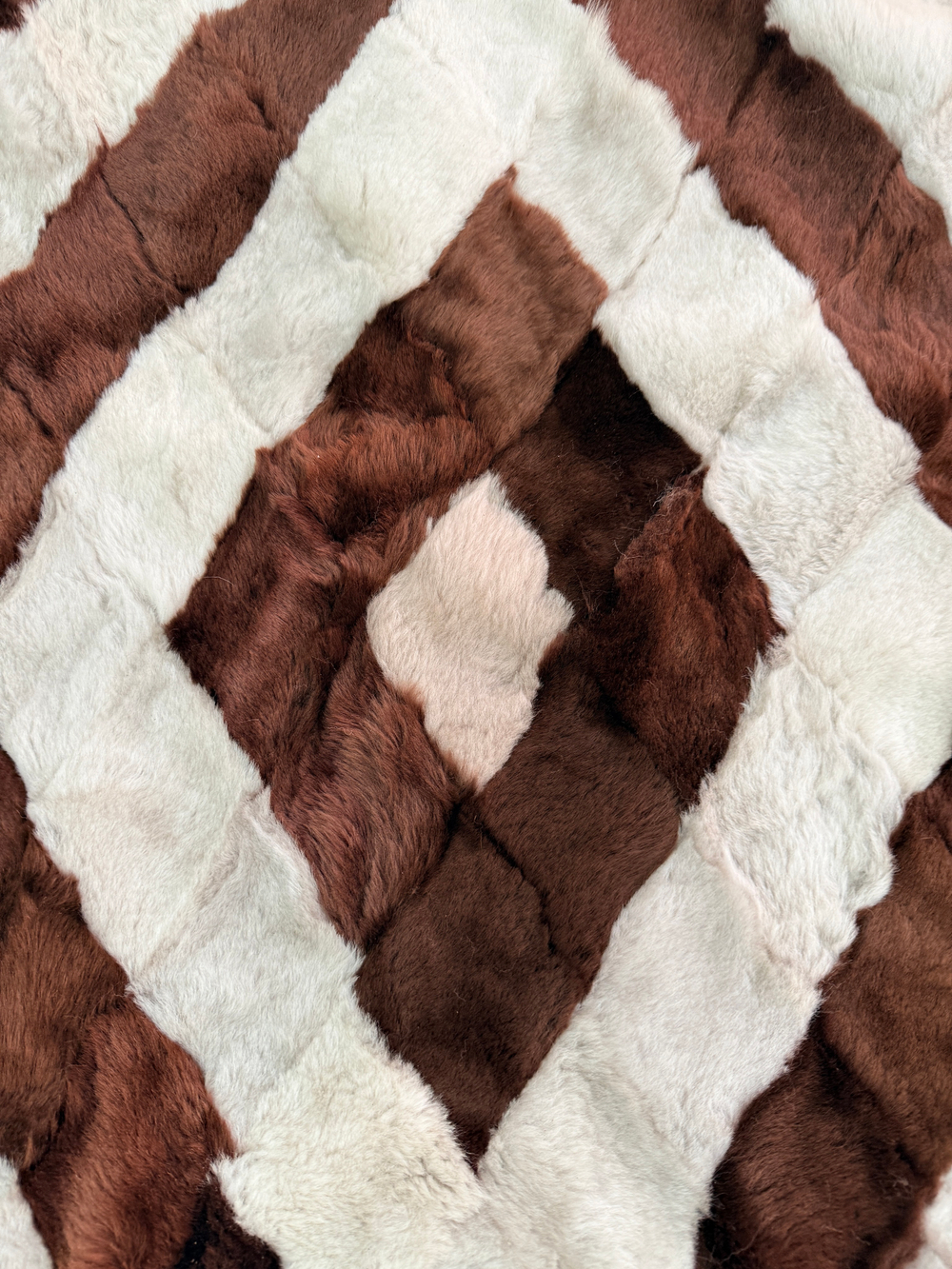 Покрывало меховое ковер из шкуры овчины