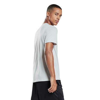 Мужская теннисная футболка Reebok Workout Ready Mesh T-Shirt M - pure grey