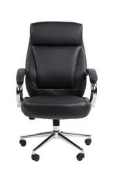 Офисное кресло Chairman 794 Россия хром экокожа черная
