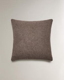 Zara Home наволочка декоративная из шерсти, коричневый