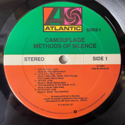 Винтажная виниловая пластинка LP Camouflage Methods Of Silence (USA 1989) One Fine Day