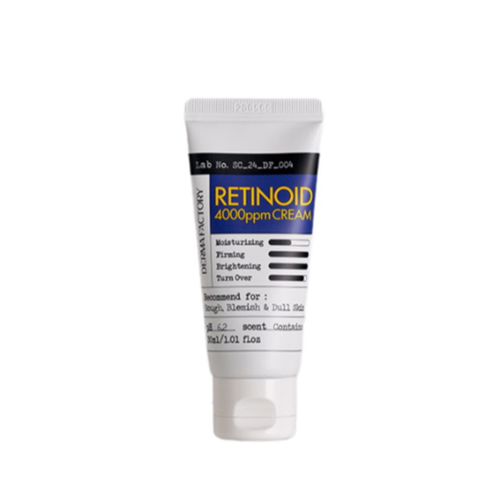 Крем ночной омолаживающий с ретиноидами Derma Factory Retinoid 4000ppm cream, 30 мл
