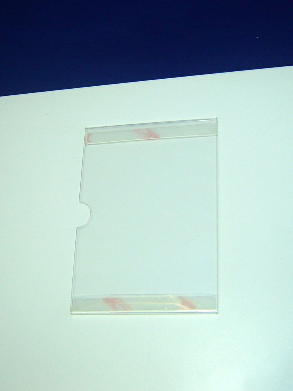 Карман информационный вертикальный №2 А6+скотч