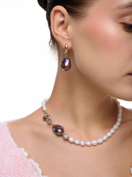 Серьги "Petrol pearl" Bicolor