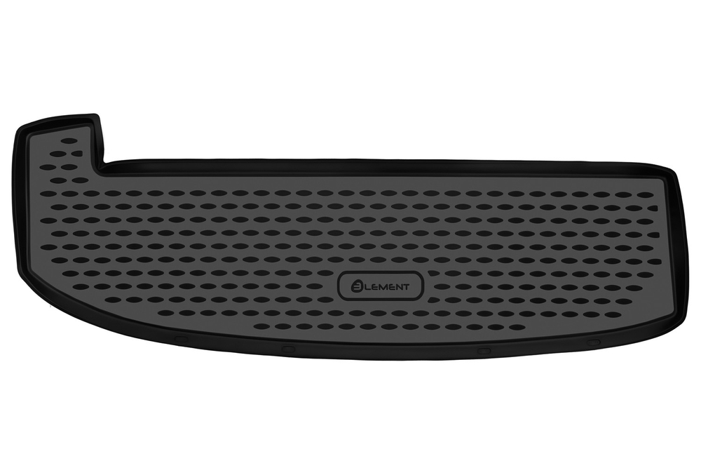 Коврик в багажник для GEELY Okavango 2020-, Внедорожник 5 дв., короткий (3-й ряд разложен) 1шт. (полиуретан) ELEMENTA70258K13