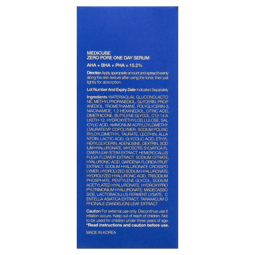 Medicube, сыворотка для очищения пор, 1 день, 30 мл (1,01 жидк. унции)