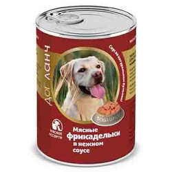 DOG LUNCH Консервы для собак Мясные фрикадельки в нежном соусе Мясное ассорти