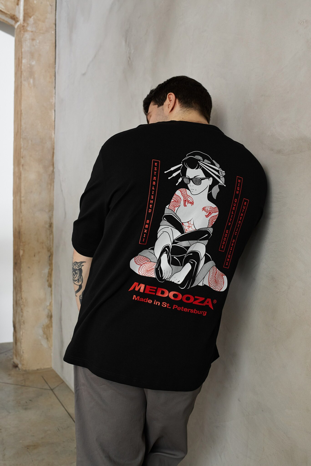 Футболка MEDOOZA "Geisha II" Черный
