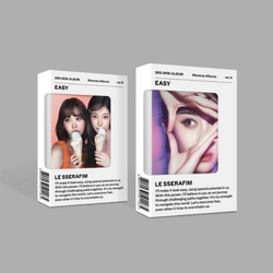 Альбом LE SSERAFIM - EASY 3rd Mini Album WVS ALBUMS RANDOM Version