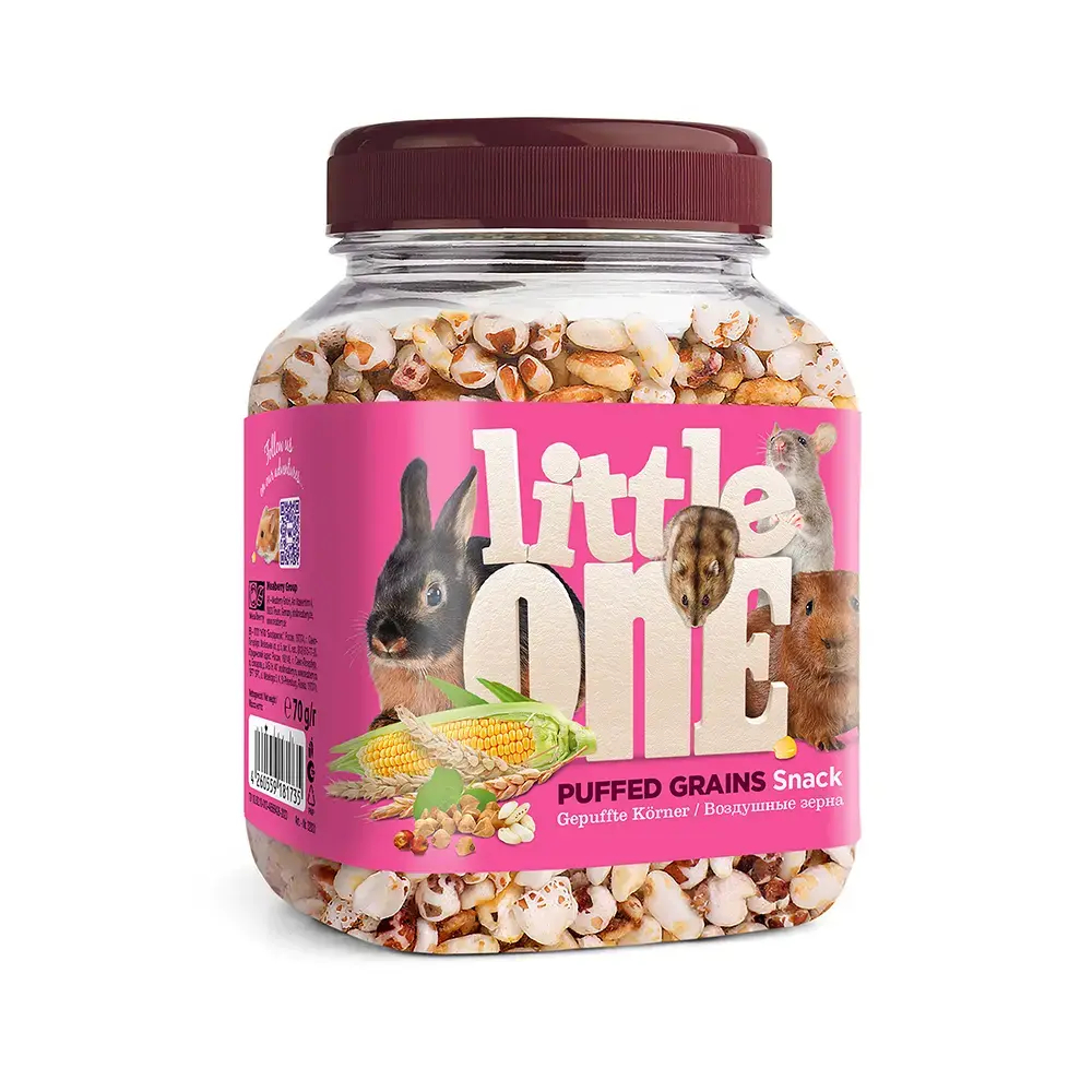 Little One лак-во для грызунов Воздушные зерна - 70 гр
