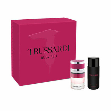 Женский подарочный набор Trussardi Ruby Red с Eau de Parfum 60 мл и эмульсией для тела 125 мл