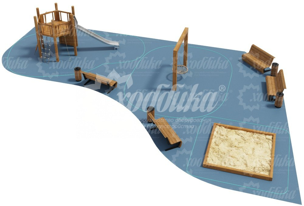 Средняя детская площадка