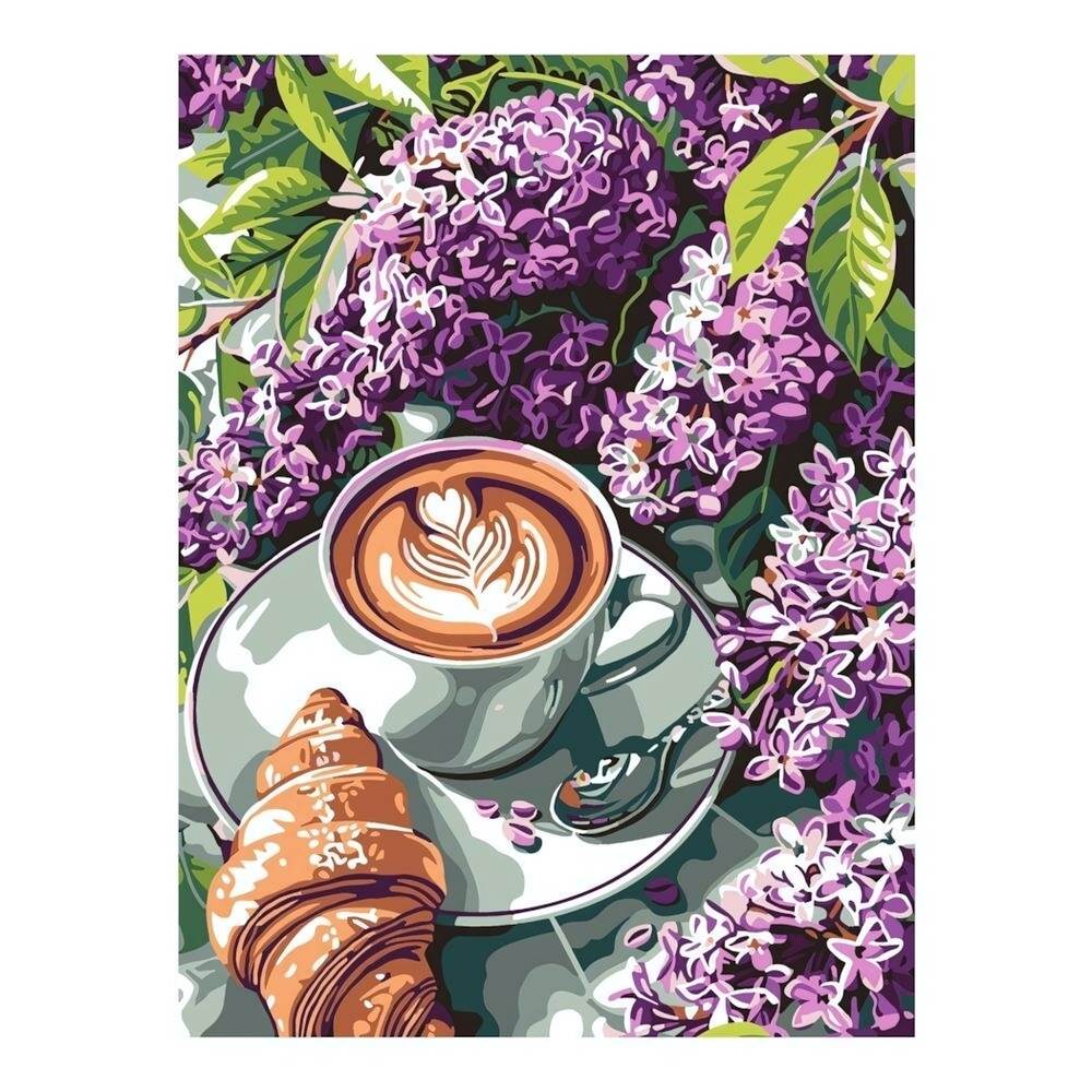 Картина по номерам 30*40см "Завтрак" (на подрам.) (Lori)