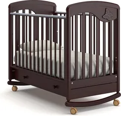 Детская кроватка-качалка Гандылян Джулия Махагон