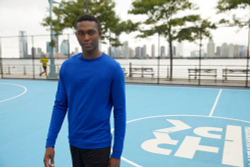 Свитшот унисекс Set In, фиолетовый меланж