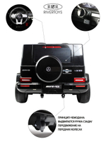 Детский электромобиль RiverToys Mercedes-AMG G63 4WD (S307) черный глянец