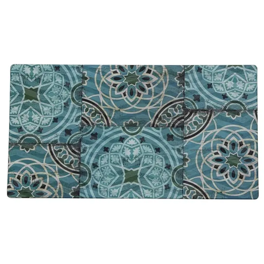 Блюдо 32,5*17,6*1,8 см прямоуг. Damask Blue пластик меламин P.L. Proff Cuisine