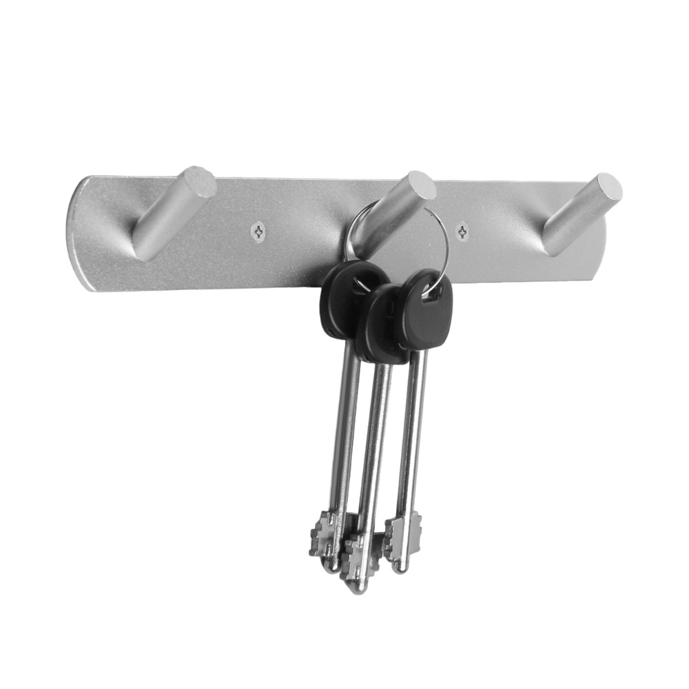 Вешалка CAPPIO CVT001, металлическая, трёхрожковая, цвет матовый хром 9704015
