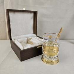 Подстаканник Москва с позолотой