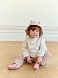 Рубашка муслиновая "Сахар" 0+