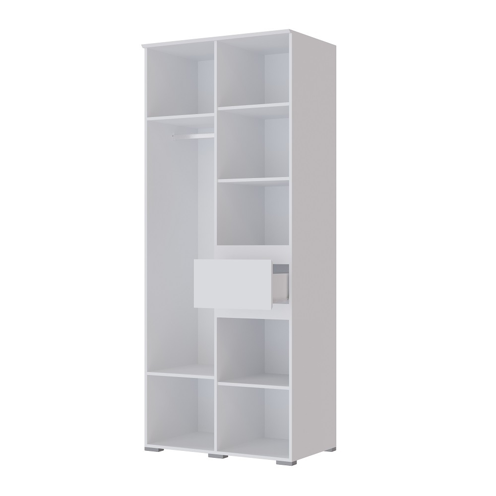 Шкаф двухстворчатый Плейона, белый