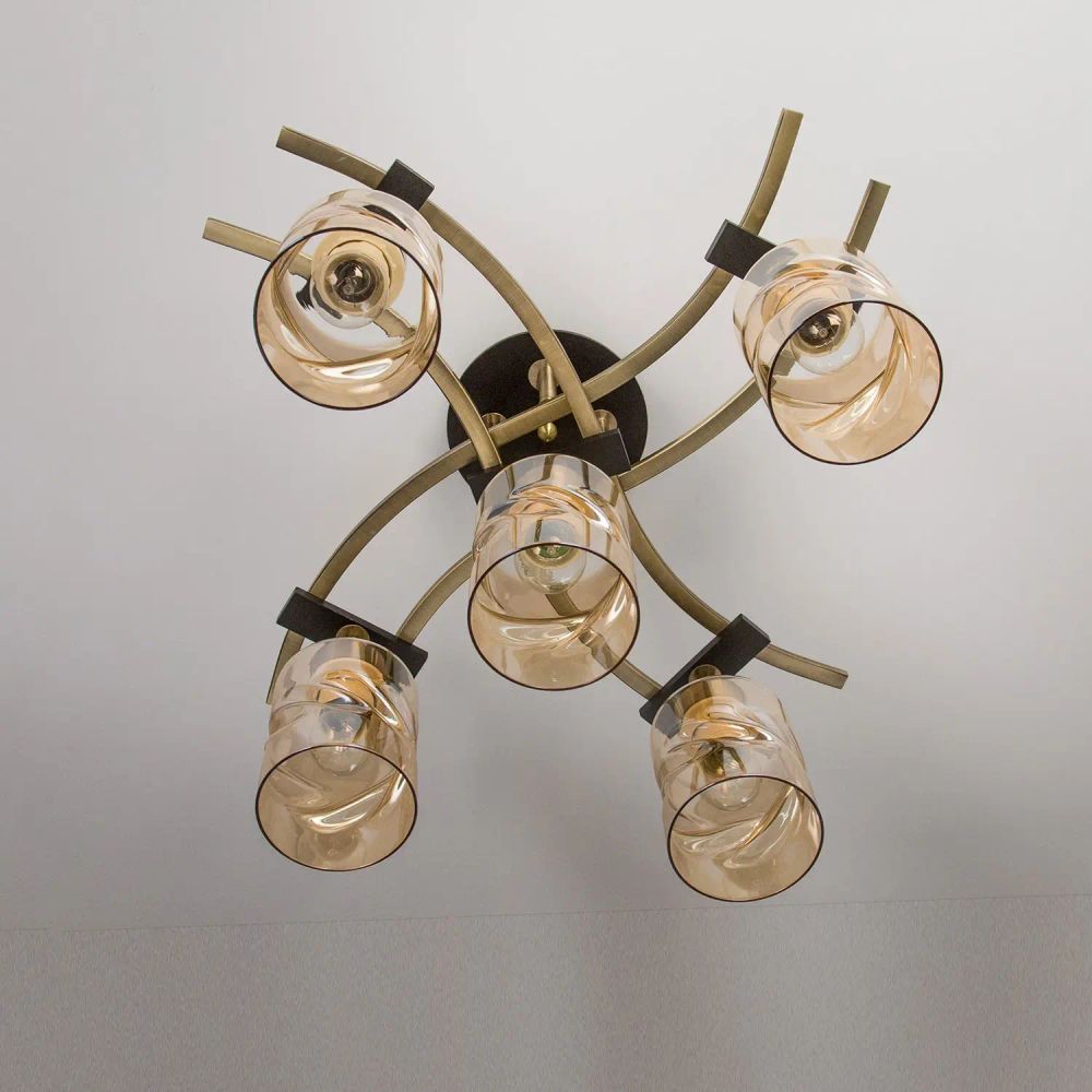 Citilux Мерида CL142154 Люстра с поворотными плафонами Бронза