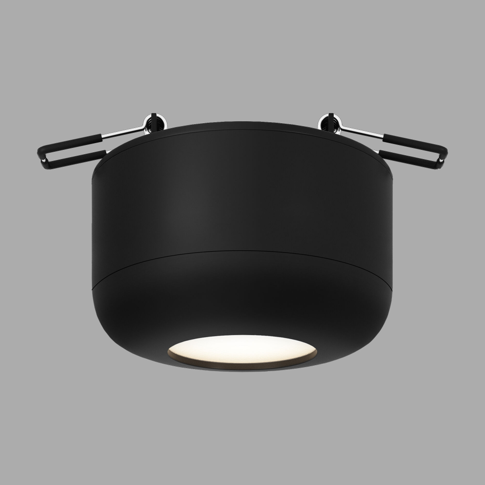 Светильник потолочный светодиодный 7W 4000K чёрный 25088/LED