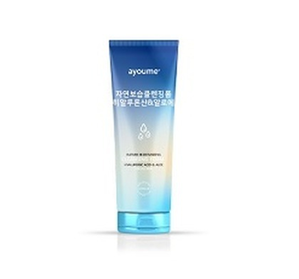 Пенка для умывания с гиалуроновой кислотой и алоэ AYOUME Nature Moisturizing Cleansing Foam 100 мл