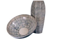 Элитная ваза декоративная керамическая Blue and white porcelain от S. Bernardo из Португалии