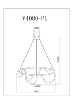 Подвесной светодиодный светильник Moderli V4080-PL True