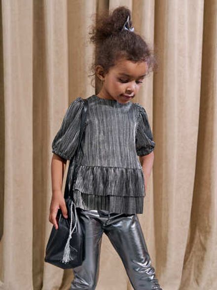 Топ с баской "Серебро"