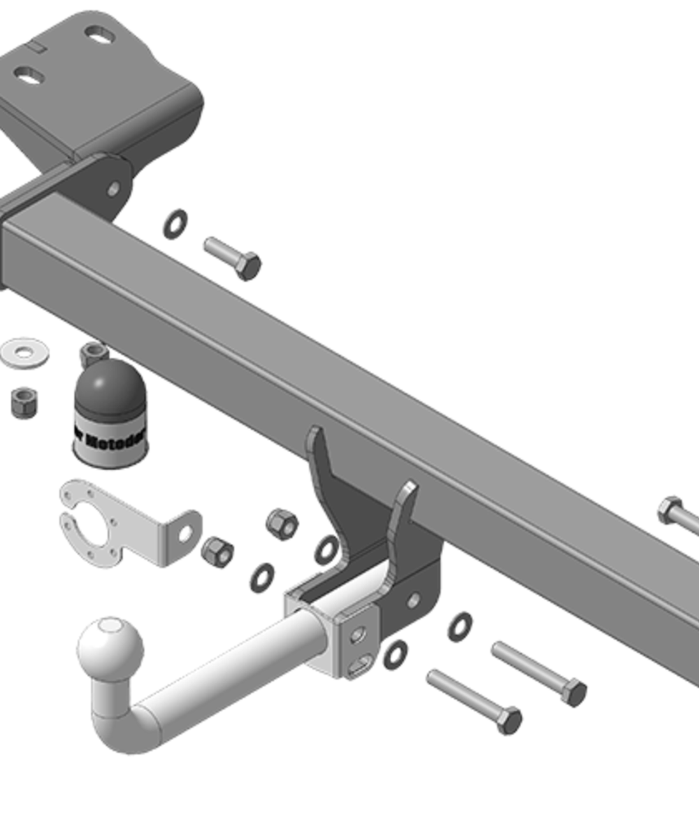 Фаркоп Motodor для Haval H7 2024- (оцинк. Шар) арт.93125-A