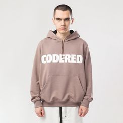 Худи CODERED Base Wide Summer Logo R, бежевый темный