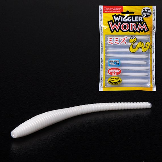 Слаги съедобные LJ Pro Series WIGGLER WORM (5,84 см), цв. 033, 9 шт.