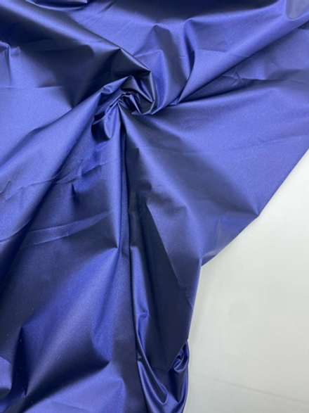 Курточная ткань синий перламутр