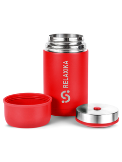 Термос для еды Relaxika 301 (1 литр), красный