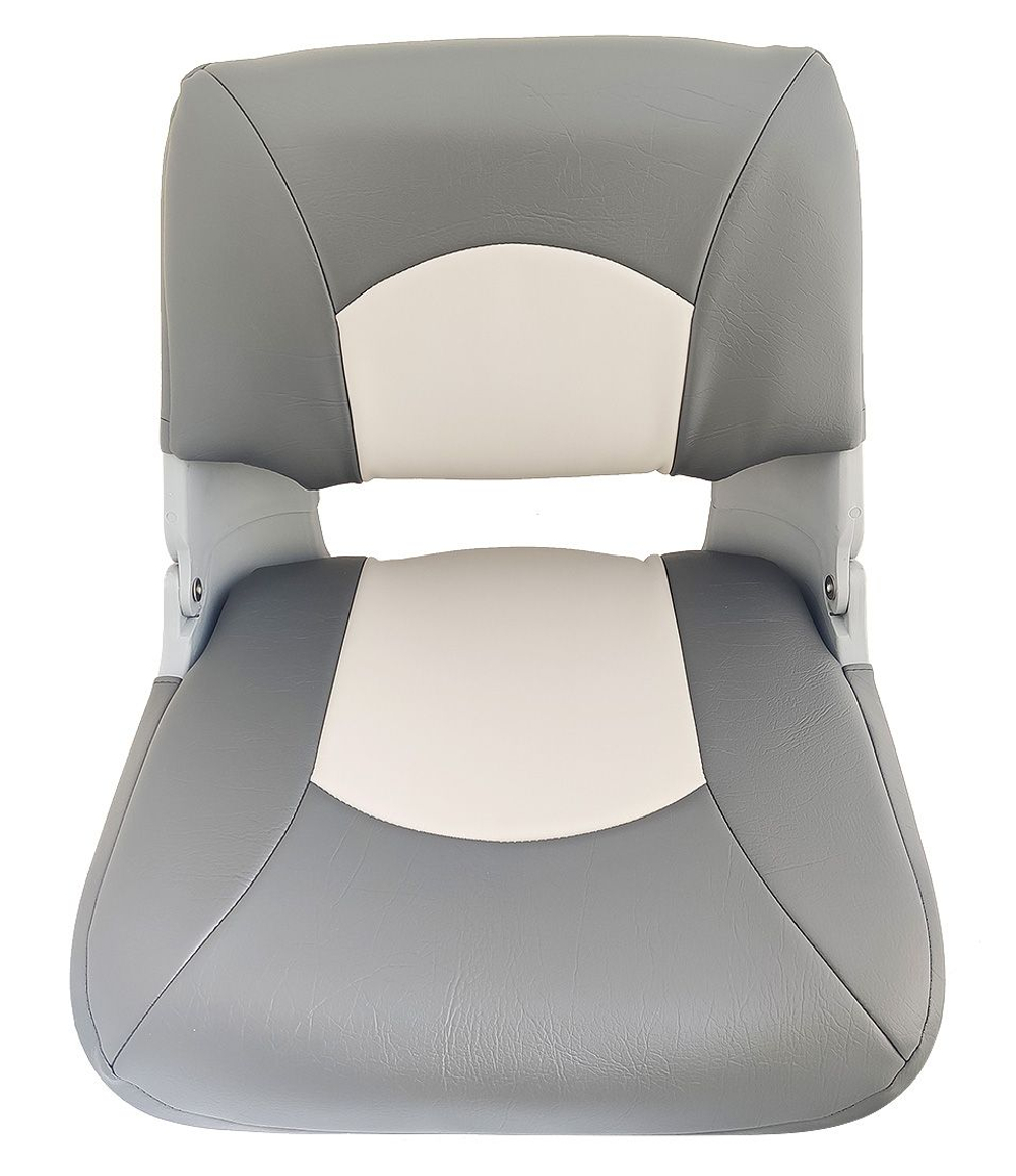 Сиденье для лодки "Skipper", белое с черным