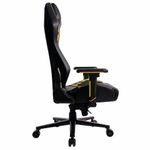 Кресло BRABIX PREMIUM "Tanos GM-180", мультиблок, 4D подлокотники, литой поролон, черное/желтое, 532953