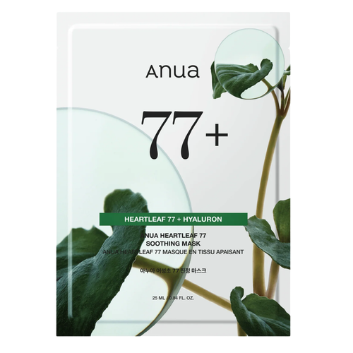 Anua Heartleaf 77% Soothing Sheet Mask (тканевая) 1шт