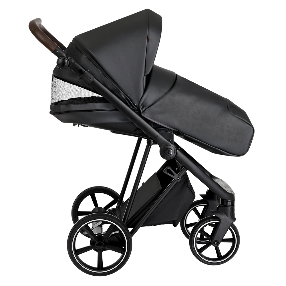 Детская коляска 3 в 1 Roan IVI Eco Black Pearl