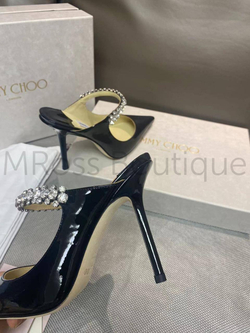 Черные босоножки Jimmy Choo Bing 100 премиум класса