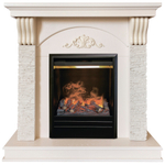 Каминокомплект Real Flame Corfino WT с очагом 3D Olympic