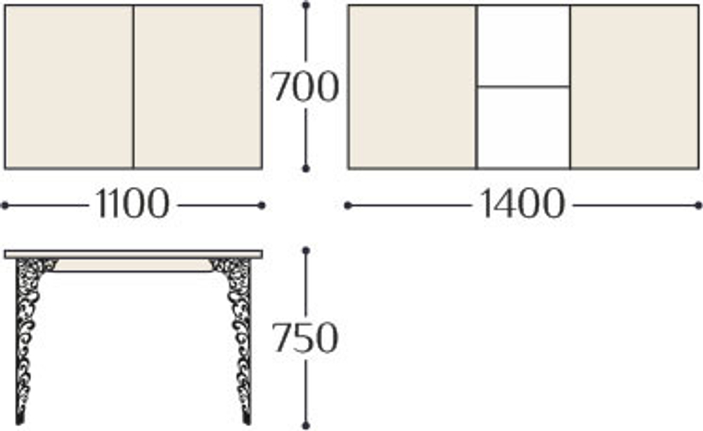 Стол Версаль4