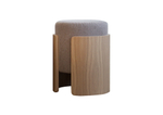 Пуф Lagom (капучино твид, натуральный дуб)