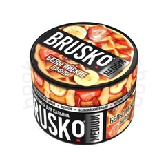 Бестабачная смесь для кальяна BRUSKO, 50 г, Бельгийские вафли, Medium (M)