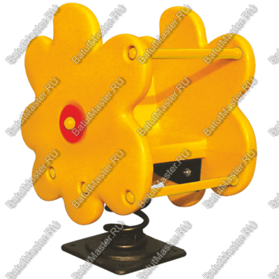 Детская качалка на пружине для игровых площадок "Ромашка"