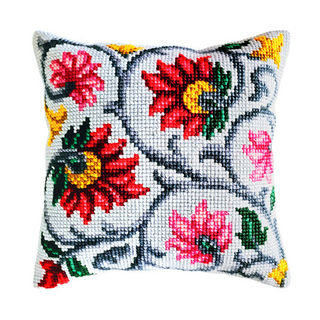 "Цветочный орнамент"-5463  подушка
